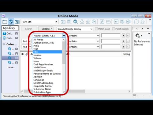 Endnote怎么在线检索？Endnote在线检索教程