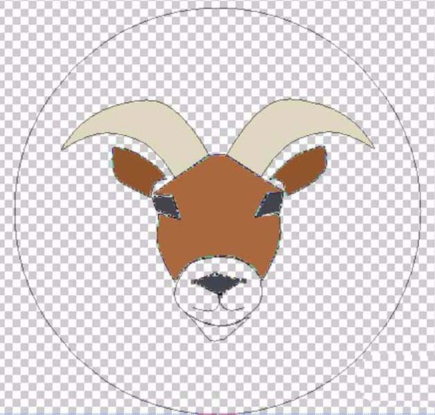 Photoshop制作圆形金牛座图案的操作方法