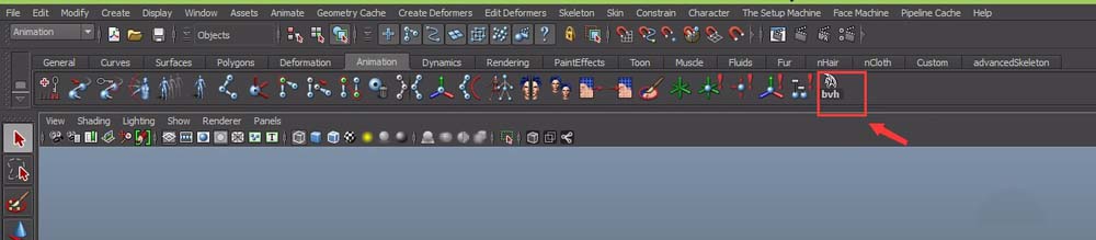 maya打开BVH数据的操作教程