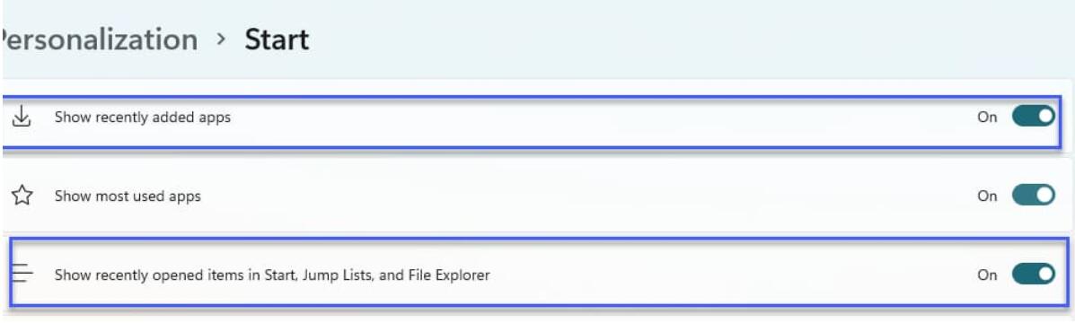 怎么禁用或隐藏Win11开始菜单中的推荐部?隐藏Win11开始菜单中的推荐部的方法
