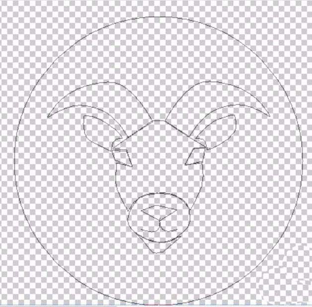 Photoshop制作圆形金牛座图案的操作方法