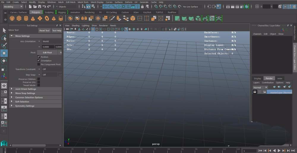 maya两个物桥接成一个物体的操作步骤