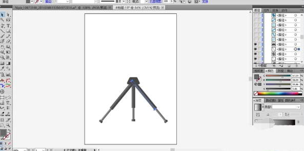 ai绘制望远镜的简单方法