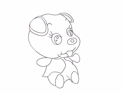 Flash设计卡通小狗图形的操作流程