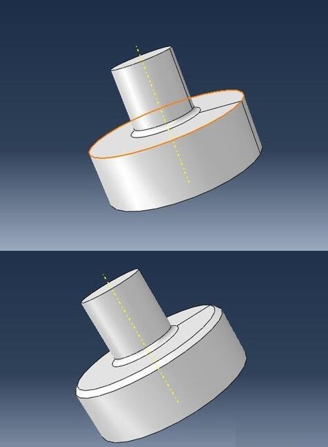 Abaqus对部件进行倒角的操作方法