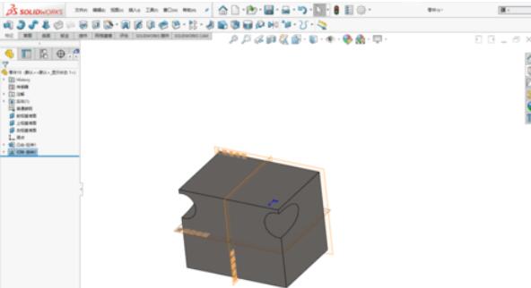 solidworks201中旋转切除命令使用介绍