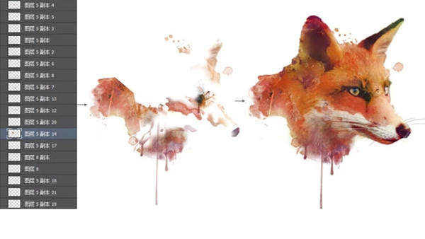 photoshop制作水彩效果的操作方法