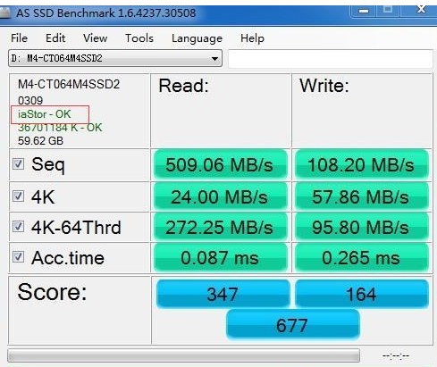 AS SSD Benchmark查看硬盘状态的详细操作步骤