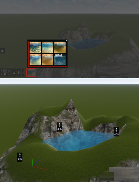 Lumion设置小型湖泊效果的操作方法