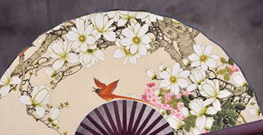 PS给扇面加图案的操作步骤