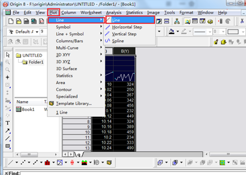 Origin平滑曲线的使用方法