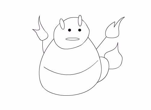 Flash绘制小怪物的操作流程