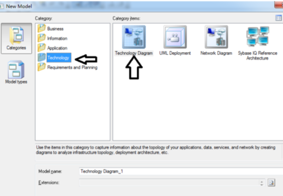 Power Designer建立各类模型的相关使用步骤