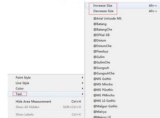 几何画板改变度量结果字体大小的操作流程