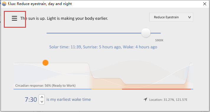 f.lux怎样设置快捷键 f.lux设置快捷键教程分享