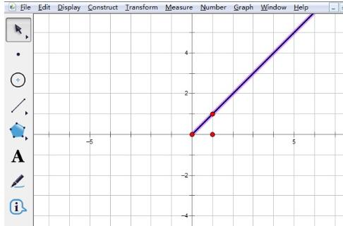 几何画板构造象限的平分线的详细方法