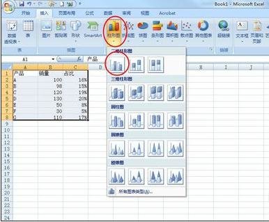 excel2007设置次坐标轴的操作步骤