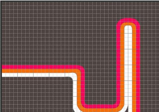 photoshop cs6中钢笔工具设计复古曲线的操方法步骤
