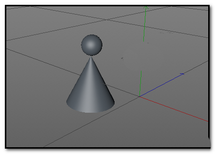 C4D将多个物体进行拼合的操作方法