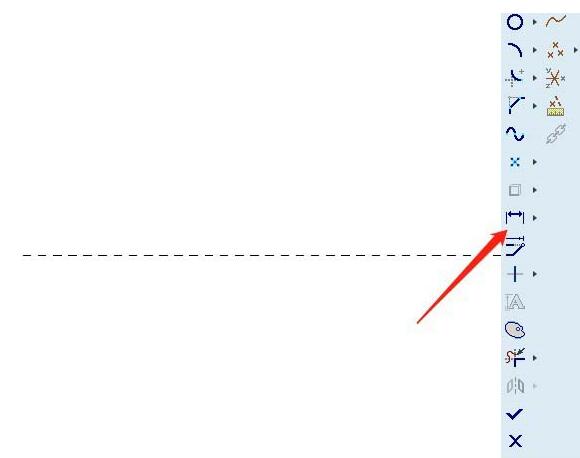 Proe草图标注对称点的尺寸的操作内容