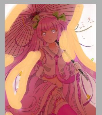 sai绘图软件制作逆光效果的操作方法