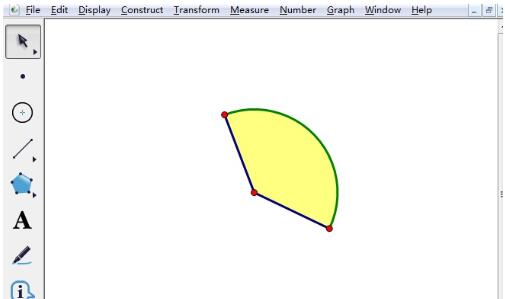 几何画板给扇形涂色的操作步骤