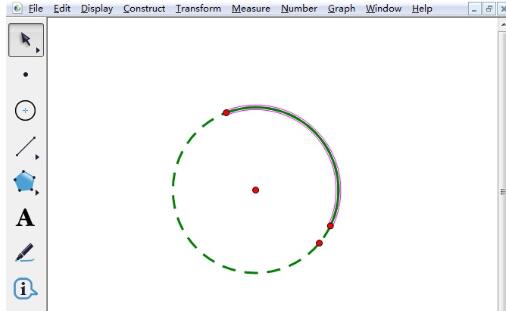 几何画板给扇形涂色的操作步骤