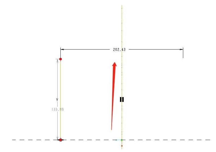 Proe草图标注对称点的尺寸的操作内容