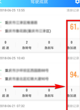 高德地图查看驾驶成就的基础操作