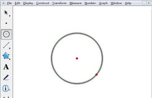 几何画板给扇形涂色的操作步骤