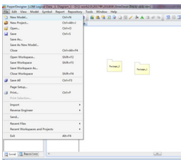 Power Designer新建技术基础设施图的具体操作流程