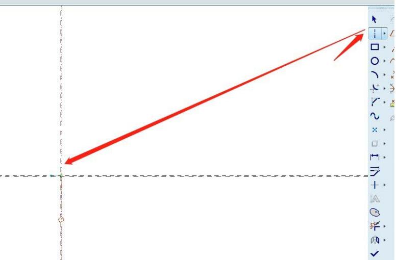 Proe草图标注对称点的尺寸的操作内容
