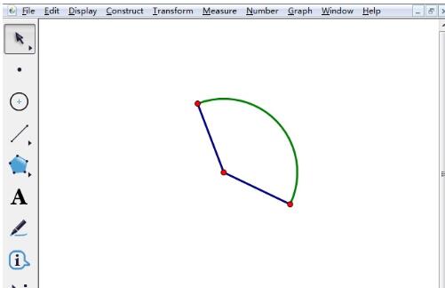 几何画板给扇形涂色的操作步骤