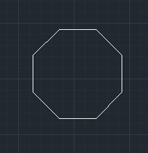 AutoCAD2016做出八角凳图形的方法步骤