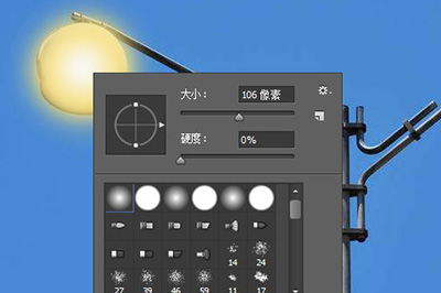 Photoshop点亮路灯的操作详细方法