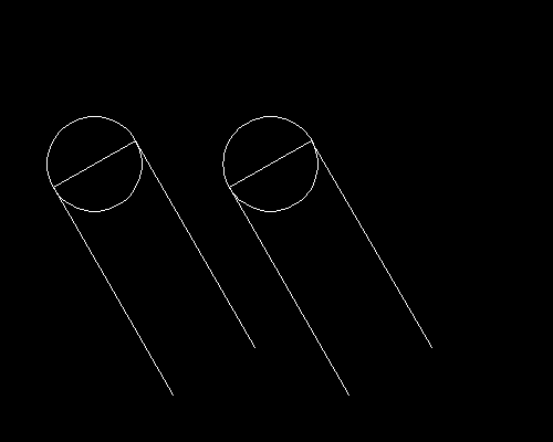 AutoCAD制作双心形图形的操作方法
