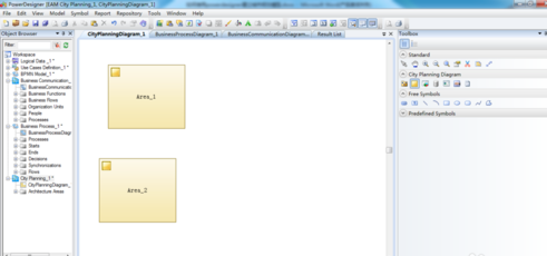 Power Designer中新建城市规划图形的具体方法