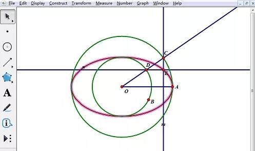 几何画板制作椭圆曲线的操作教程