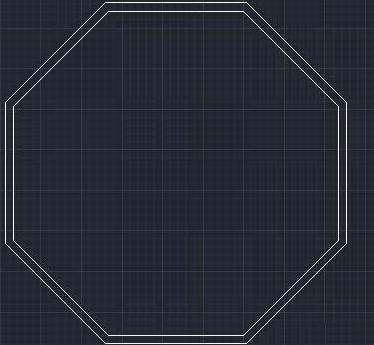 AutoCAD2016做出八角凳图形的方法步骤