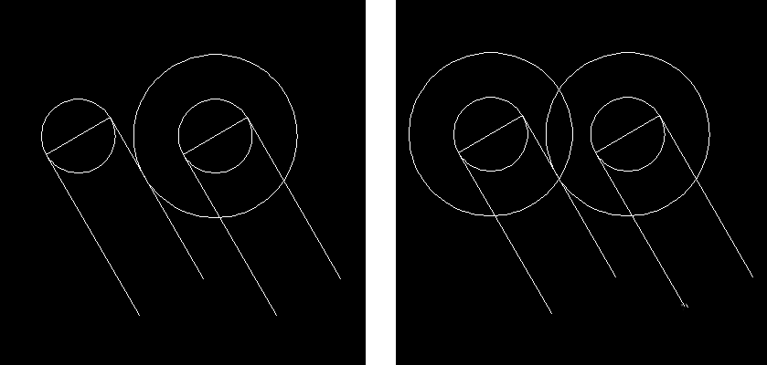 AutoCAD制作双心形图形的操作方法