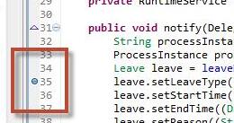 MyEclipse断点不起作用出现斜线的处理方法