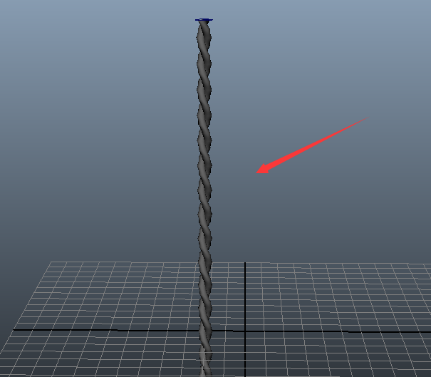 maya制作麻绳的操作教程