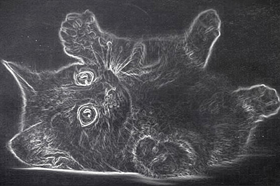 Photoshop制作粉笔画效果的操作方法