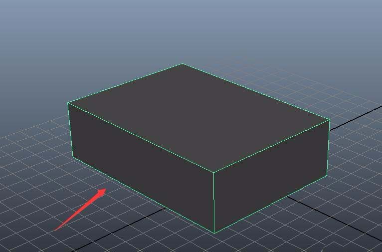 maya软件中长方体分离边的详细过程