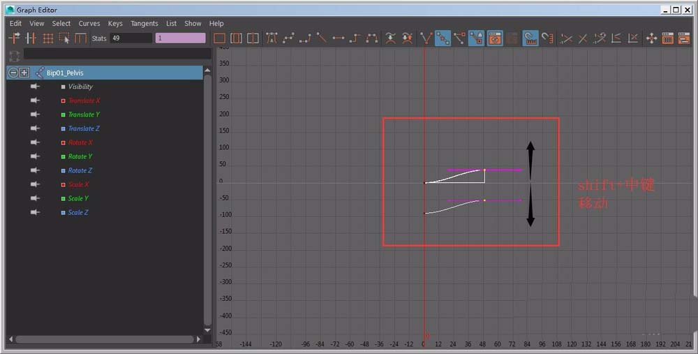 maya软件中曲线编辑器的详细使用介绍