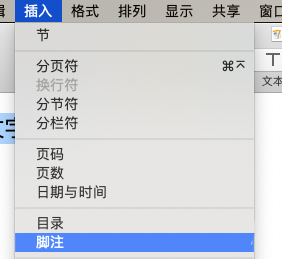 pages给文章中某个词语添加脚注的方法步骤