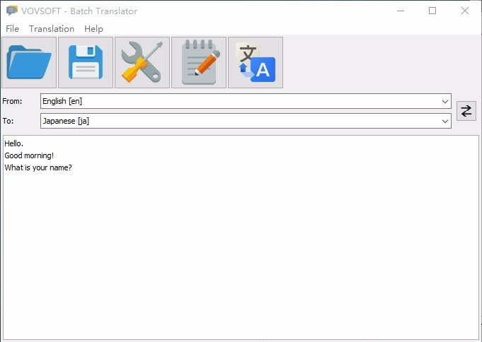 Vovsoft Batch Translator如何转换翻译 Vovsoft Batch Translator翻译方法介绍
