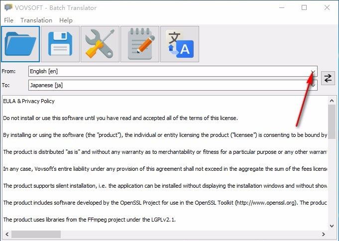 Vovsoft Batch Translator如何转换翻译 Vovsoft Batch Translator翻译方法介绍