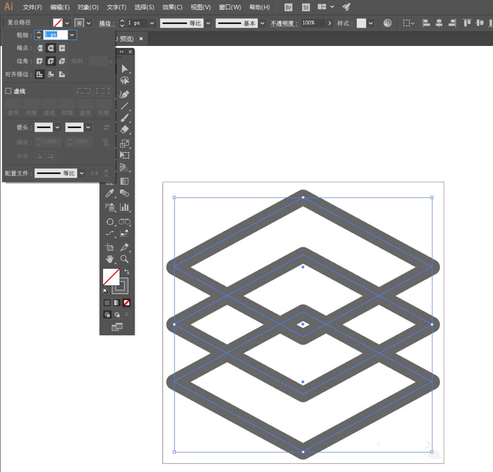 ai绘制数据图标的详细操作方法