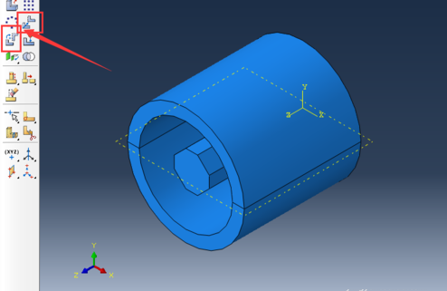 Abaqus在曲面上面打孔的操作步骤